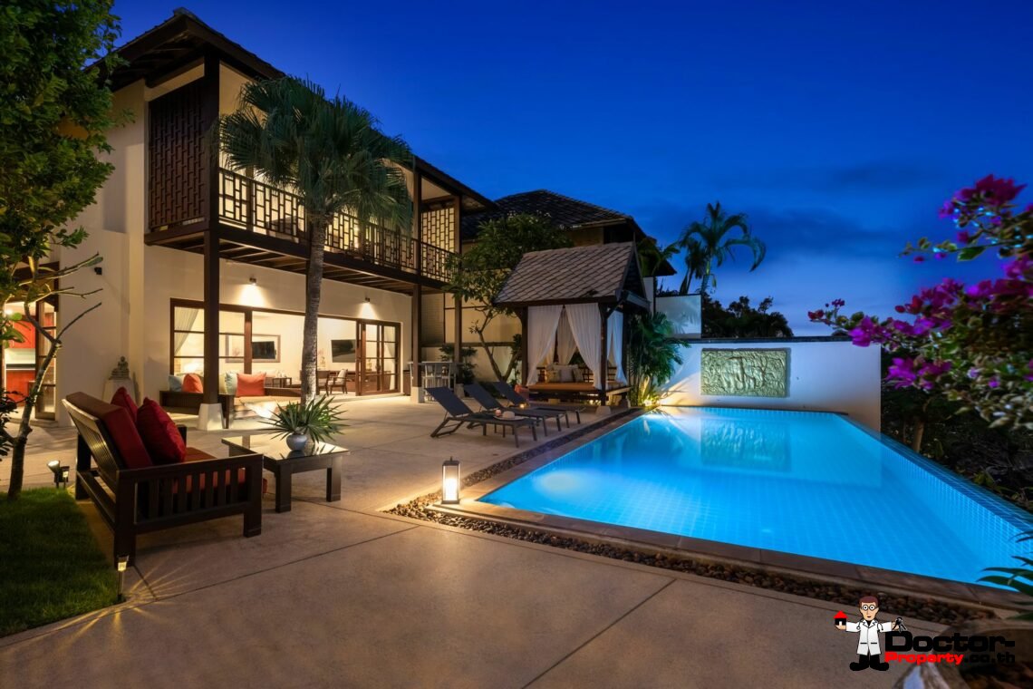 5 Bedroom Private Pool Villa in Choeng Mon, Koh Samui – For Sale